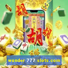 wonder 777 slots.com